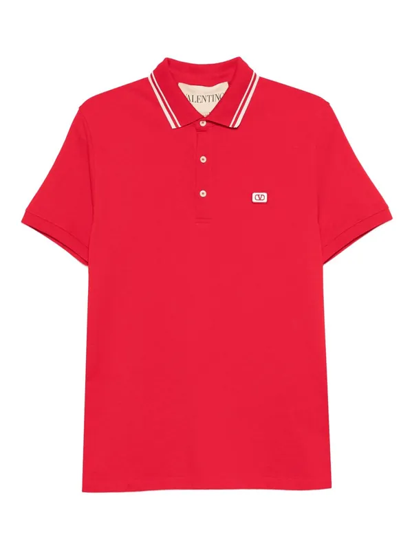 Vlogo Signature Cotton Polo Shirt - Valentino Garavani