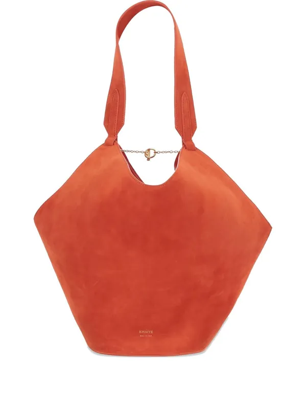 Lotus Smallleather Shoulder Bag - Khaite
