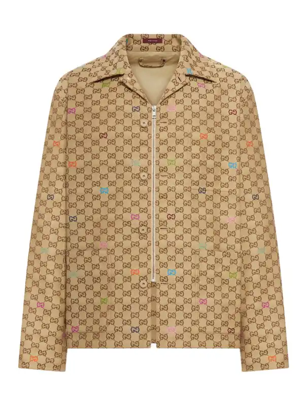 Gg Canvas Jacket - Gucci