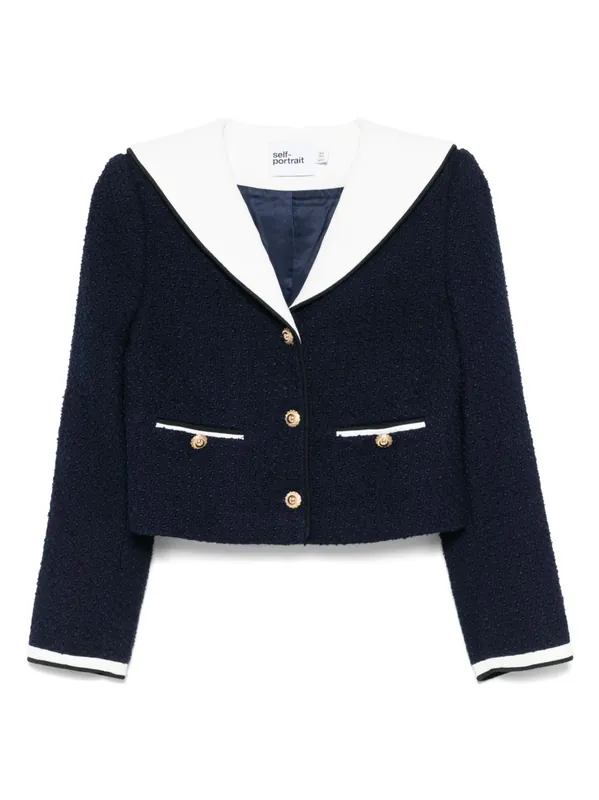 Bouclé Short Jacket - Self-Portrait