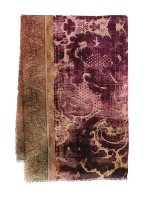 Printed Cashmere Scarf - Pierre Louis Mascia