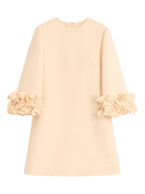 Wool And Silk Short Dress - Valentino Garavani