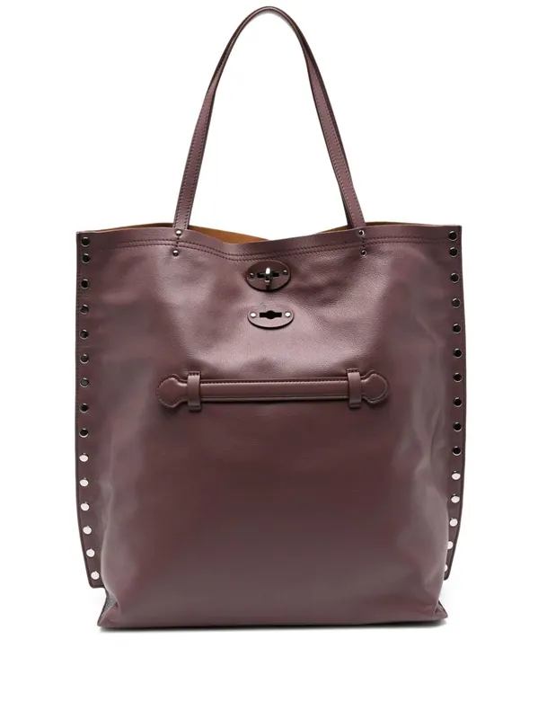 A'Spasso Saeta Medium Leather Tote Bag - Zanellato