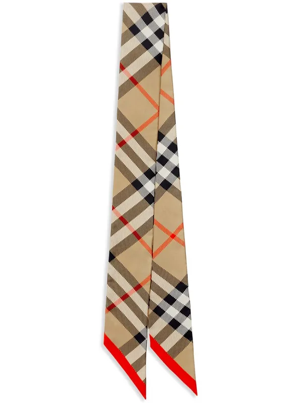 Check Silk Foulard - Burberry