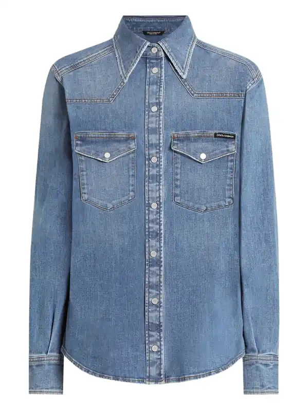 Denim Cotton Shirt - Dolce & Gabbana