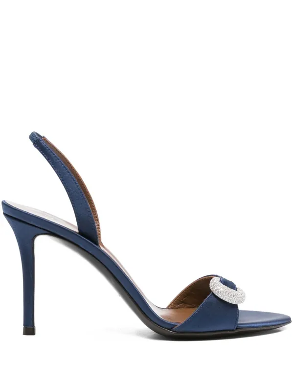 Clandestino Satin Heel Sandals - Giuseppe Zanotti