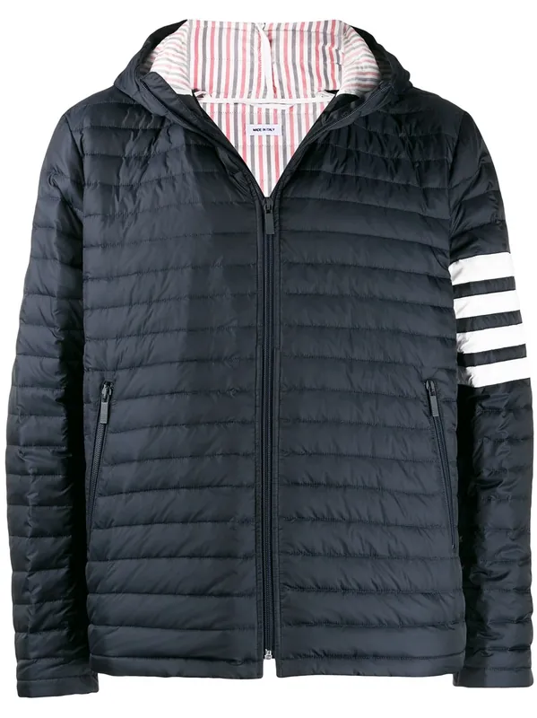 4bar Nylon Down Jacket - Thom Browne