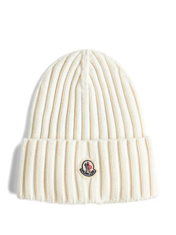 Logo Wool Beanie - Moncler