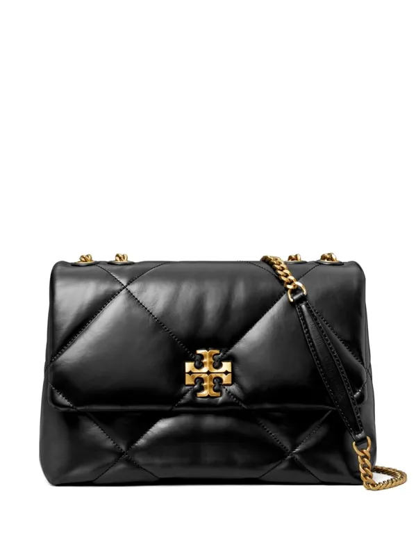 Kira Diamond Leather Shoulder Bag - Tory Burch