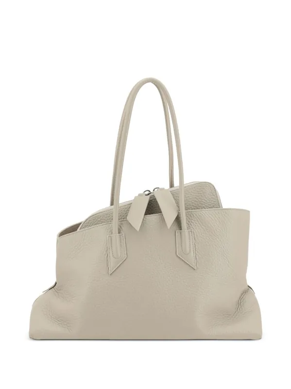La Passeggiata Medium Leather Shoulder Bag - The Attico