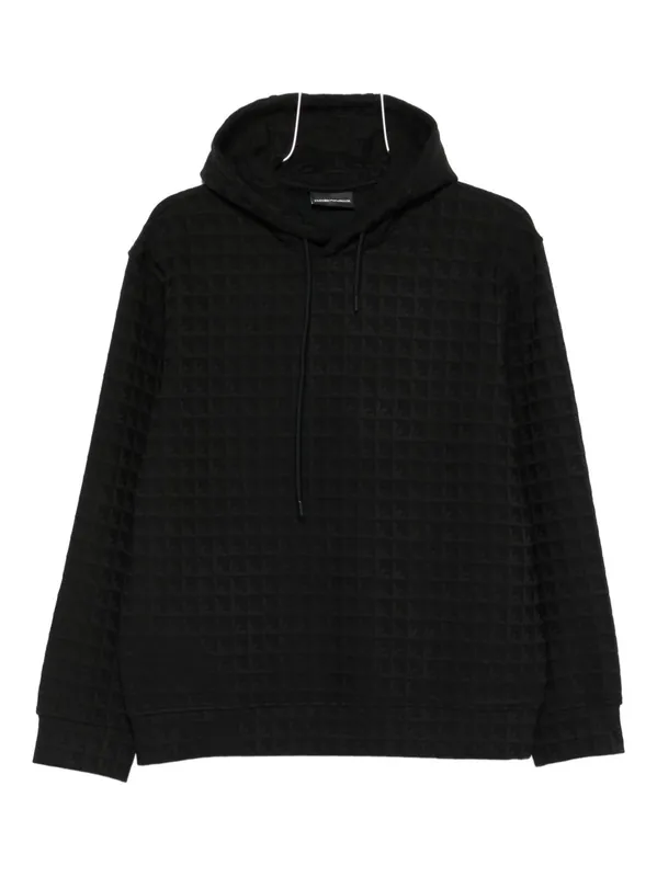 Cotton Blend Hoodie - Emporio Armani Exclusive