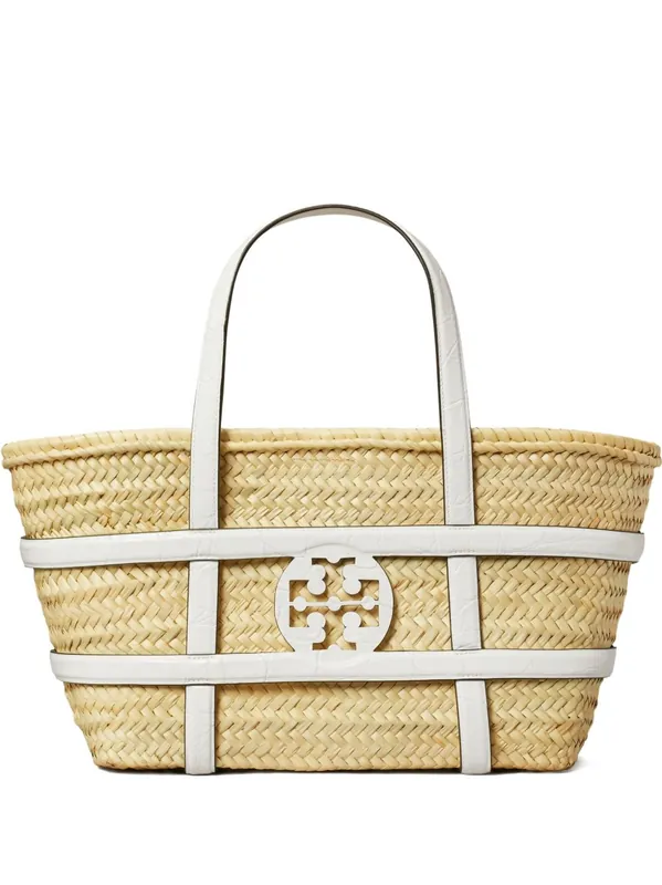 Ella Straw Basket Bag - Tory Burch
