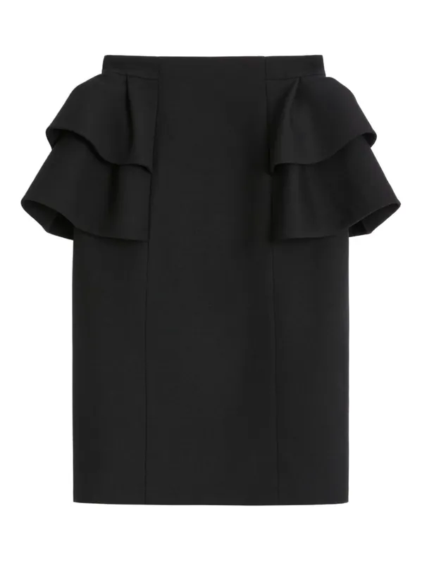 Wool And Silk Midi Skirt - Valentino Garavani