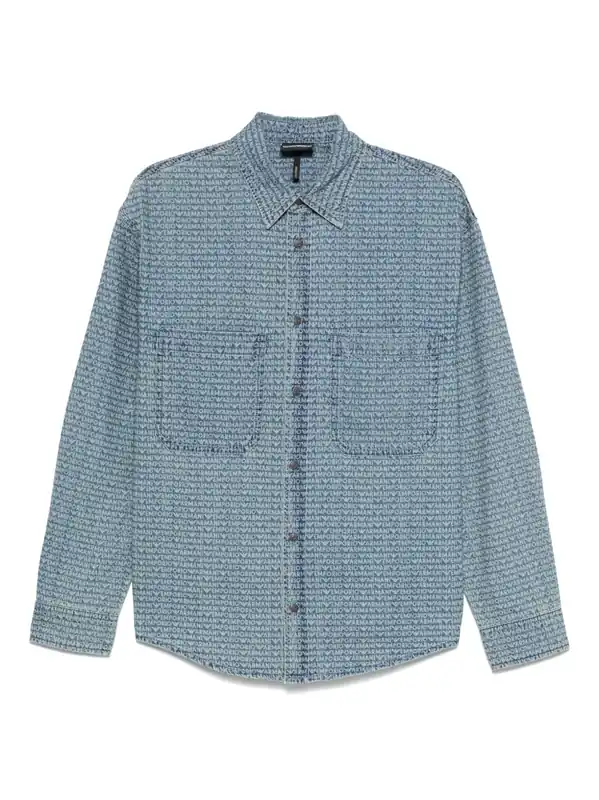 Denim Cotton Shirt - Emporio Armani