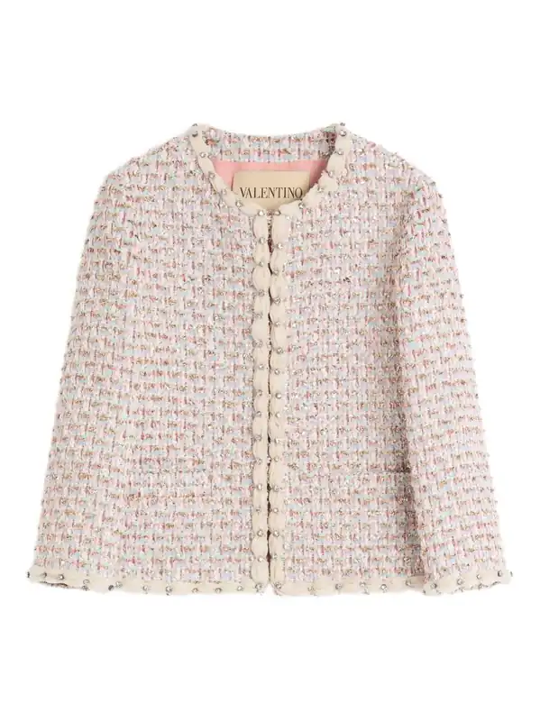 Tweed Short Jacket - Valentino Garavani