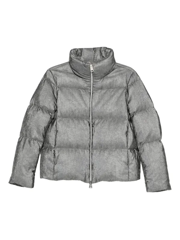 Velvet Short Down Jacket - Herno