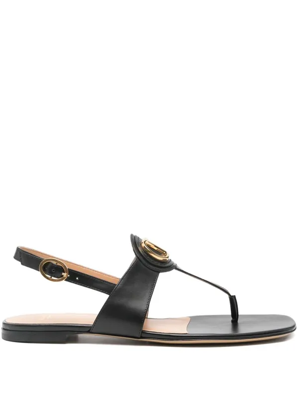 Vlogo Signature Leather Thong Sandals - Valentino Garavani