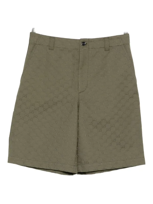 Gg Canvas Bermuda Shorts - Gucci