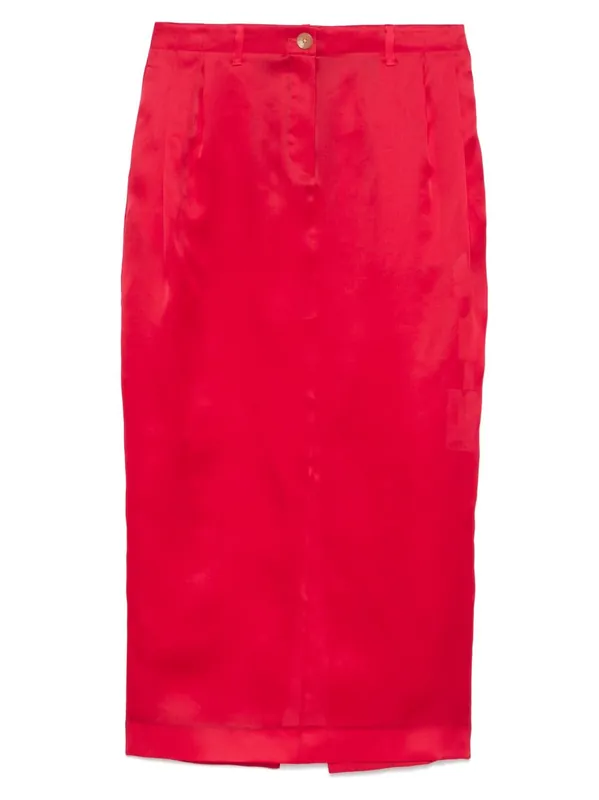Lucian Silk Skirt - Khaite