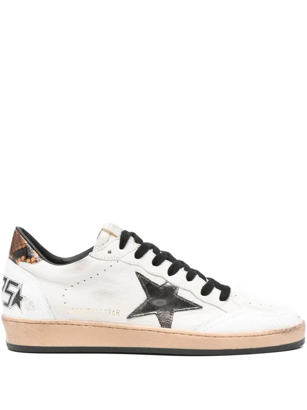 Ball Star Leather Sneakers - Golden Goose