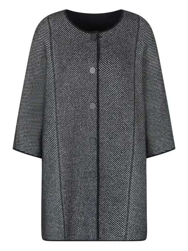 Wool Midi Coat - Emporio Armani