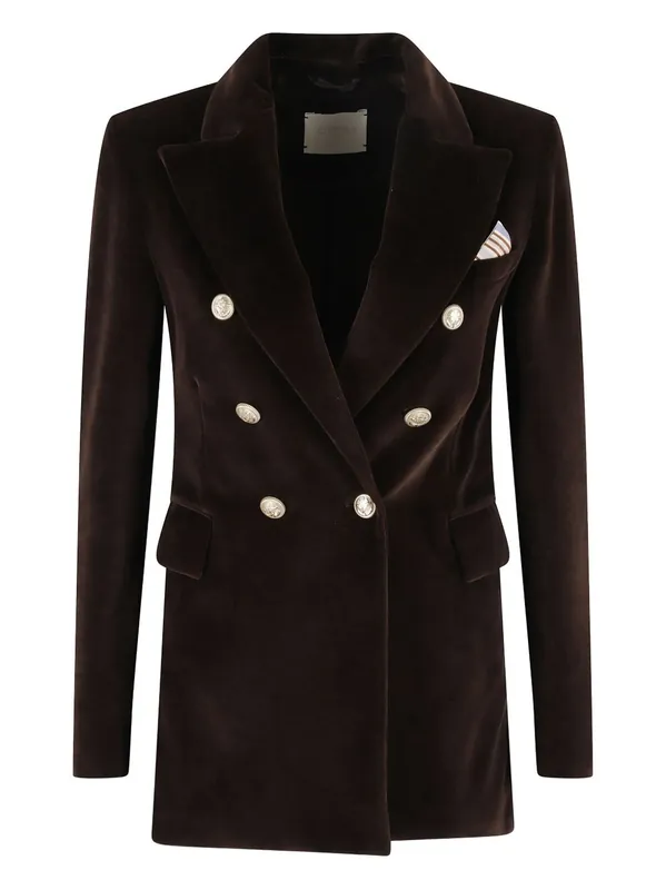 Cotton Double-Breasted Jacket