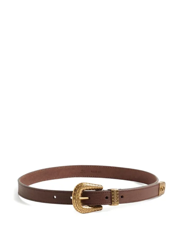 Vlogo Signature Leather Belt - Valentino Garavani