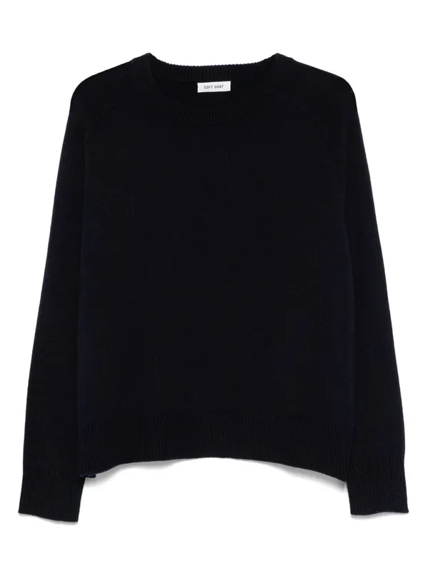 Cashmere Boyfriend Crewneck Jumper - Soft Goat
