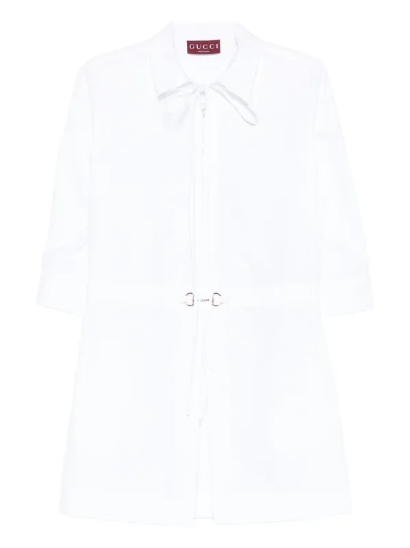 Cotton Short Dress - Gucci