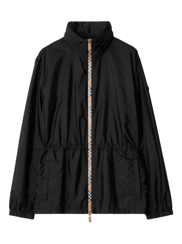 Check Motif Nylon Jacket - Burberry