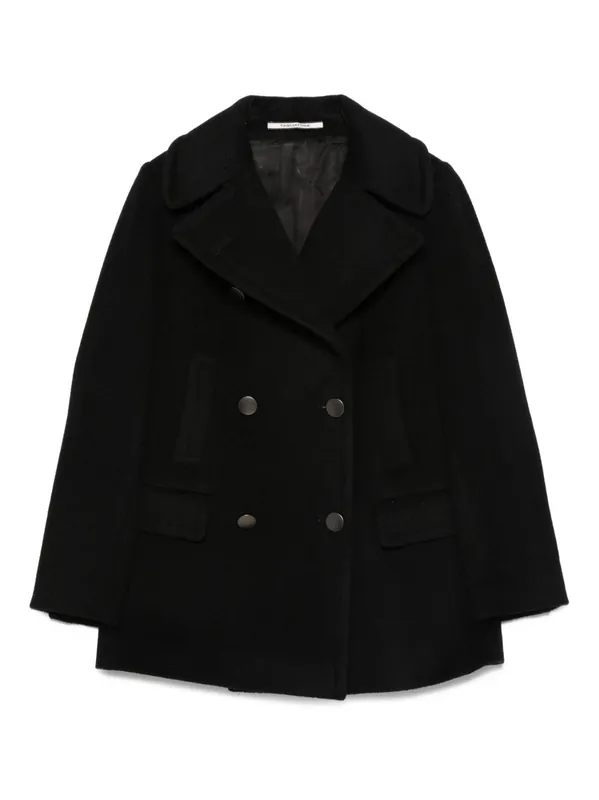 Wool Double-Breasted Coat