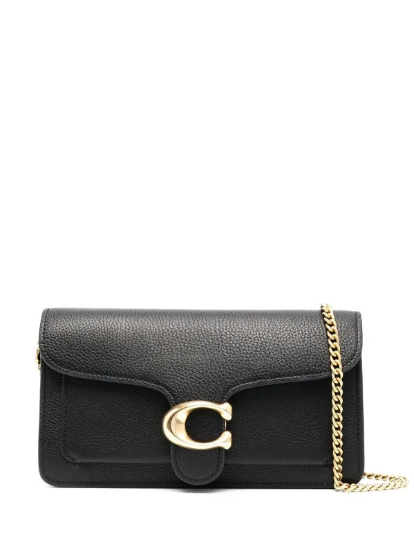 Tabby Chain Leather Clutch - Coach