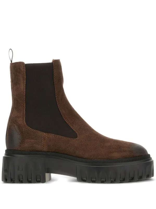 Leather Chelsea Boots - Hogan Pre