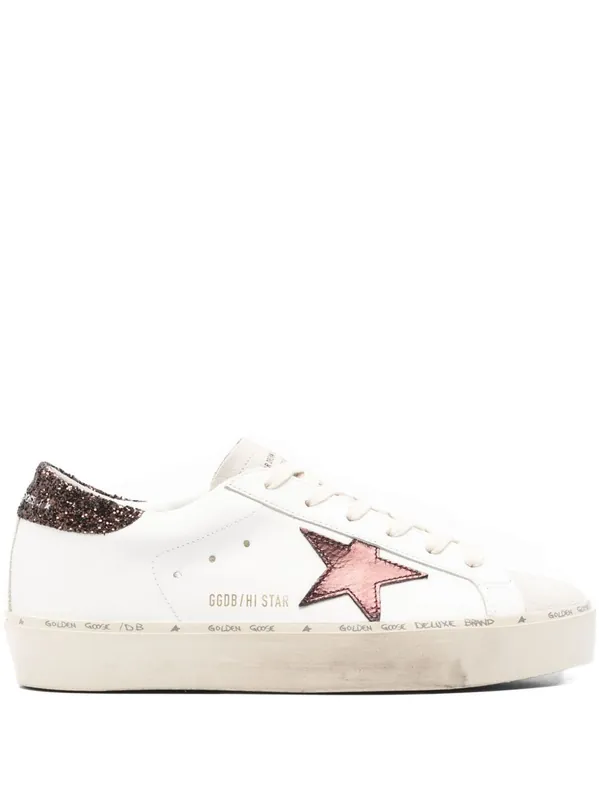 Hi Star Leather Sneakers - Golden Goose