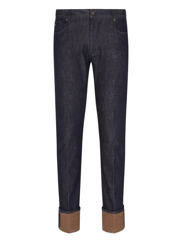 Denim Cotton Jeans - Emporio Armani