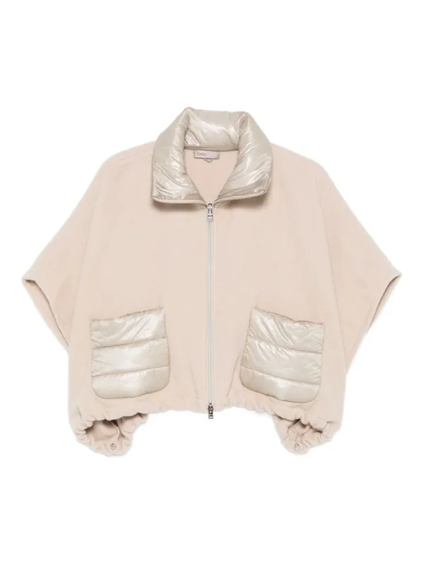 Wool And Nylon Short Down Jacket - Herno