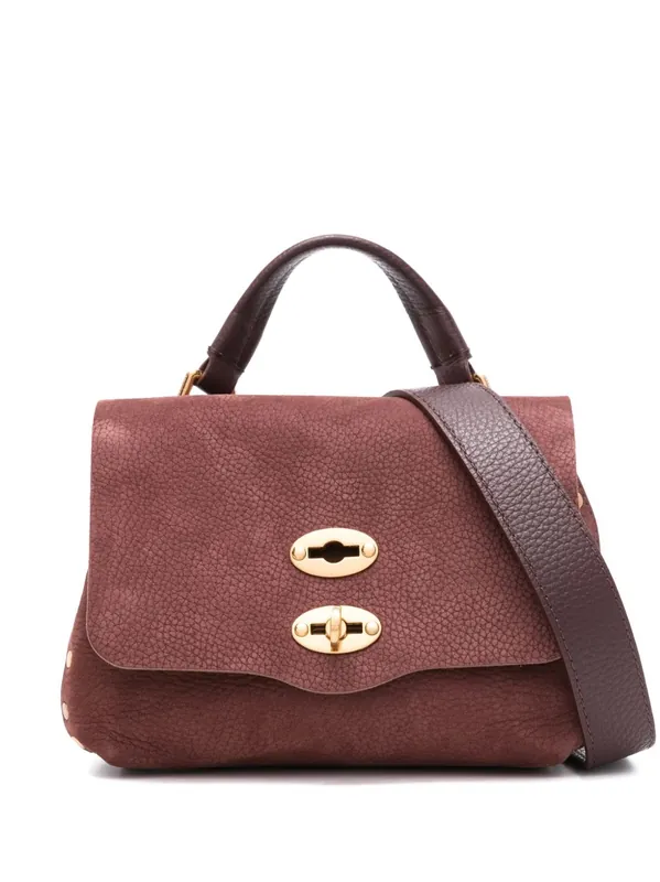 Postina Jones Baby Suede Leather Handbag - Zanellato