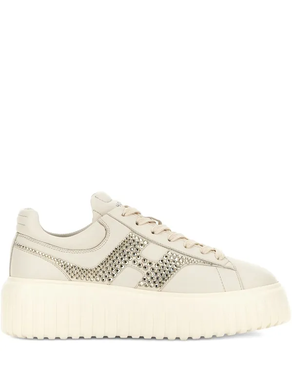 H-Stripes Leather Sneakers