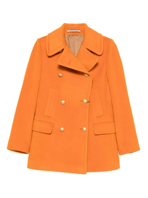 Wool Double-Breasted Coat