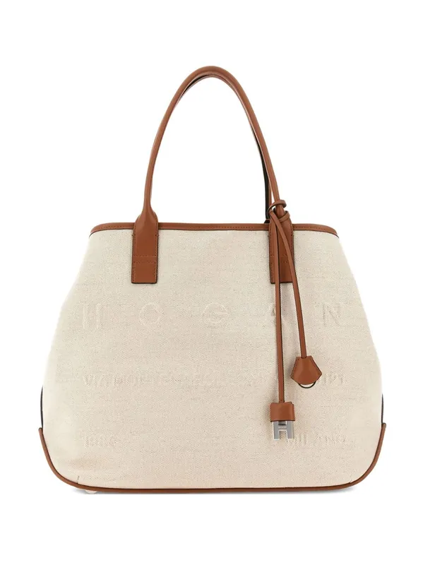 Script Medium Canvas Tote - Hogan Pre