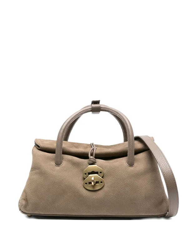 Dotta Jones Small Suede Leather Handbag - Zanellato