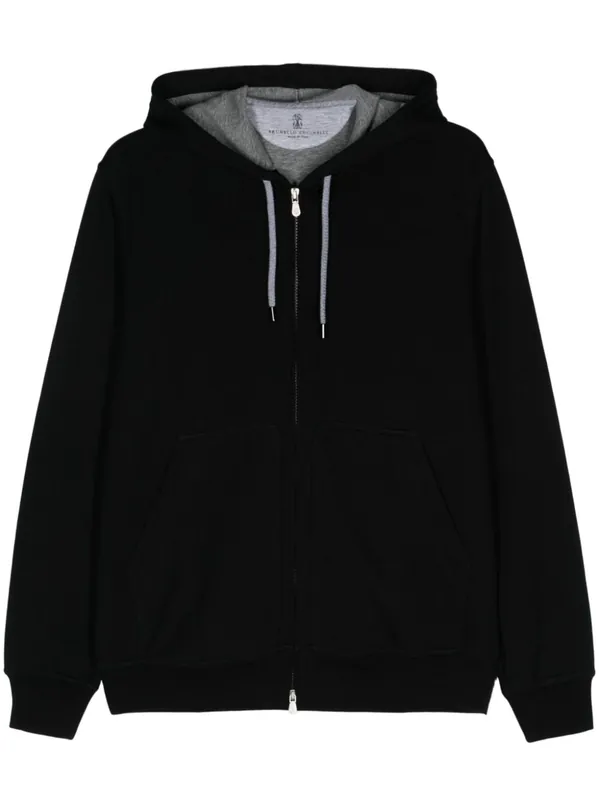 Cotton Blend Hoodie - Brunello Cucinelli