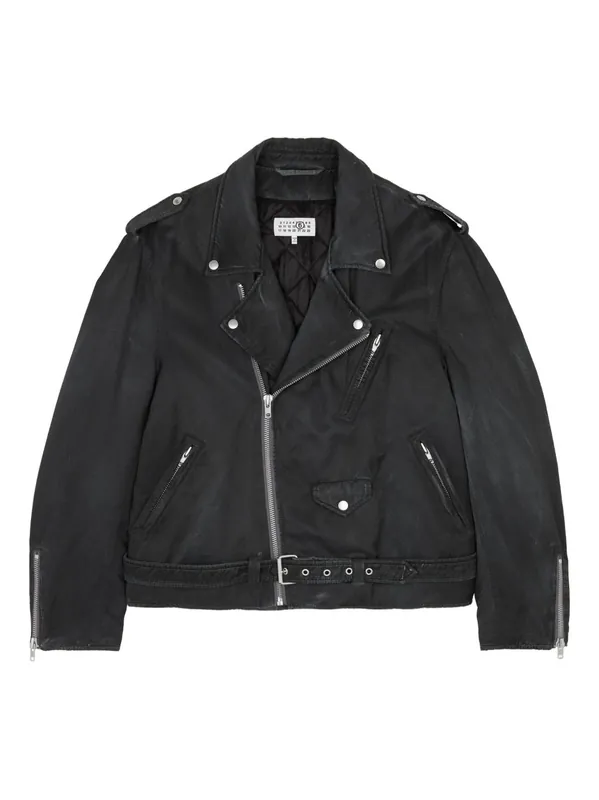 Cotton Biker Jacket - MM6 Maison Margiela