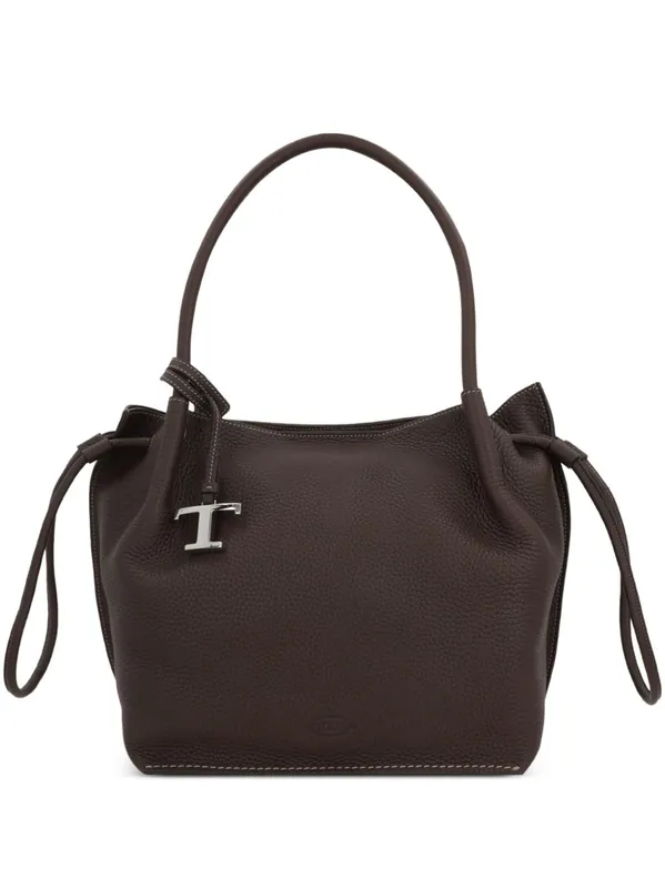Medium Leather Bucket Bag - Tod's