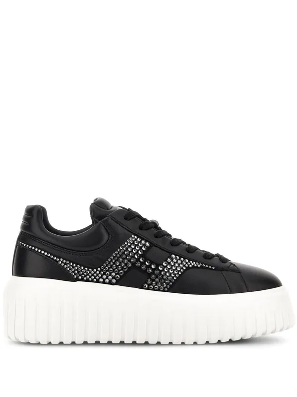 H-Stripes Leather Sneakers