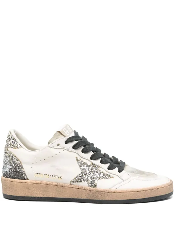 Ball Star Leather Sneakers - Golden Goose