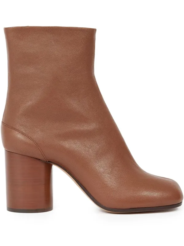Tabi Leather Ankle Boots - Maison Margiela
