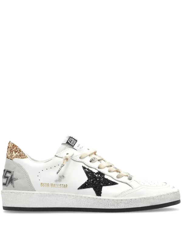 Ball Star Leather Sneakers - Golden Goose