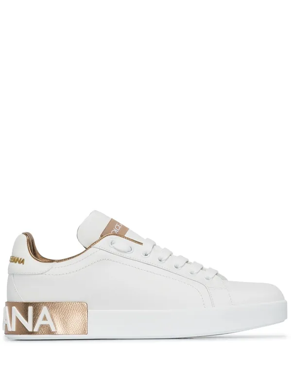 Portofino Leather Sneakers - Dolce & Gabbana