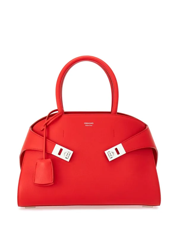 Hug Small Leahter Tote Bag - Ferragamo